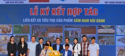 Nâng cao thương hiệu các sản phẩm từ sâm Nam núi Dành