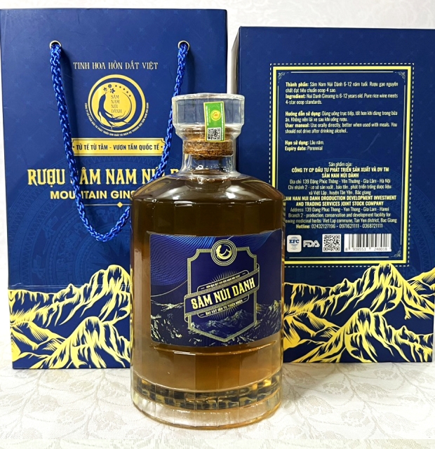 Rượu Sâm Nam Núi Dành